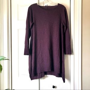 Eileen Fischer Merino Wool Tunic Sweater Size M